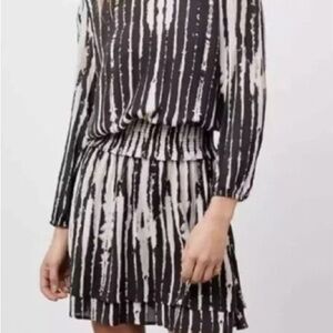 Rails Inez Dress. Black and White Striped Dress